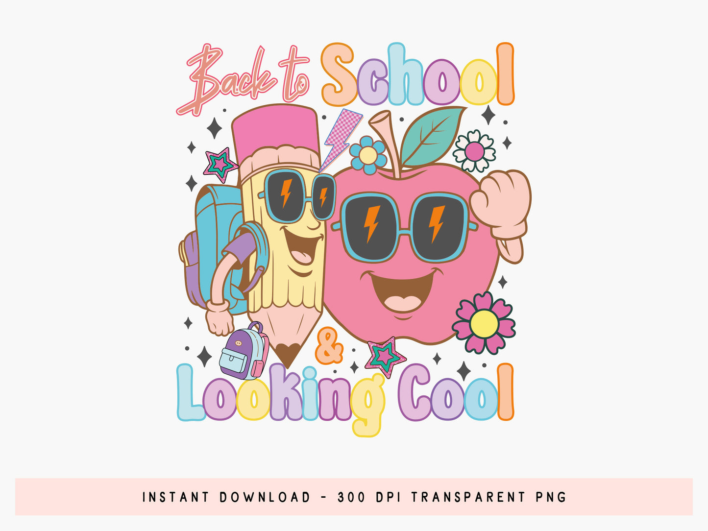 Back to School and Looking Cool Preppy Sublimation