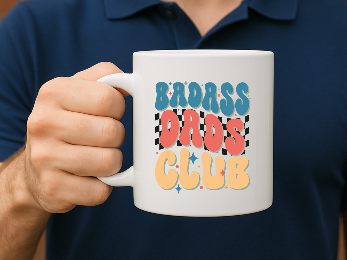 Badass Dads Club - Retro Fathers Day Sublimation