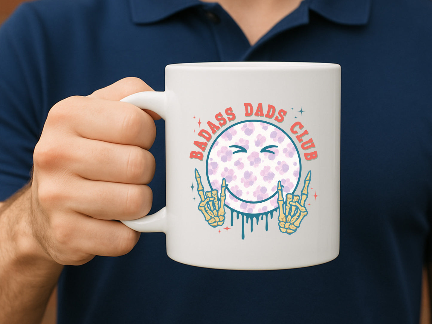 Badass Dads Club, Funny Father's Day Sublimation