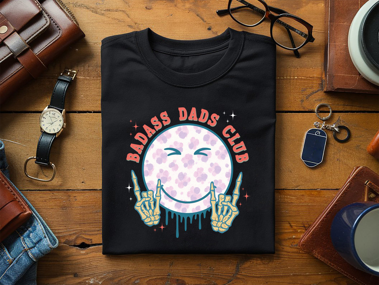Badass Dads Club, Funny Father's Day Sublimation