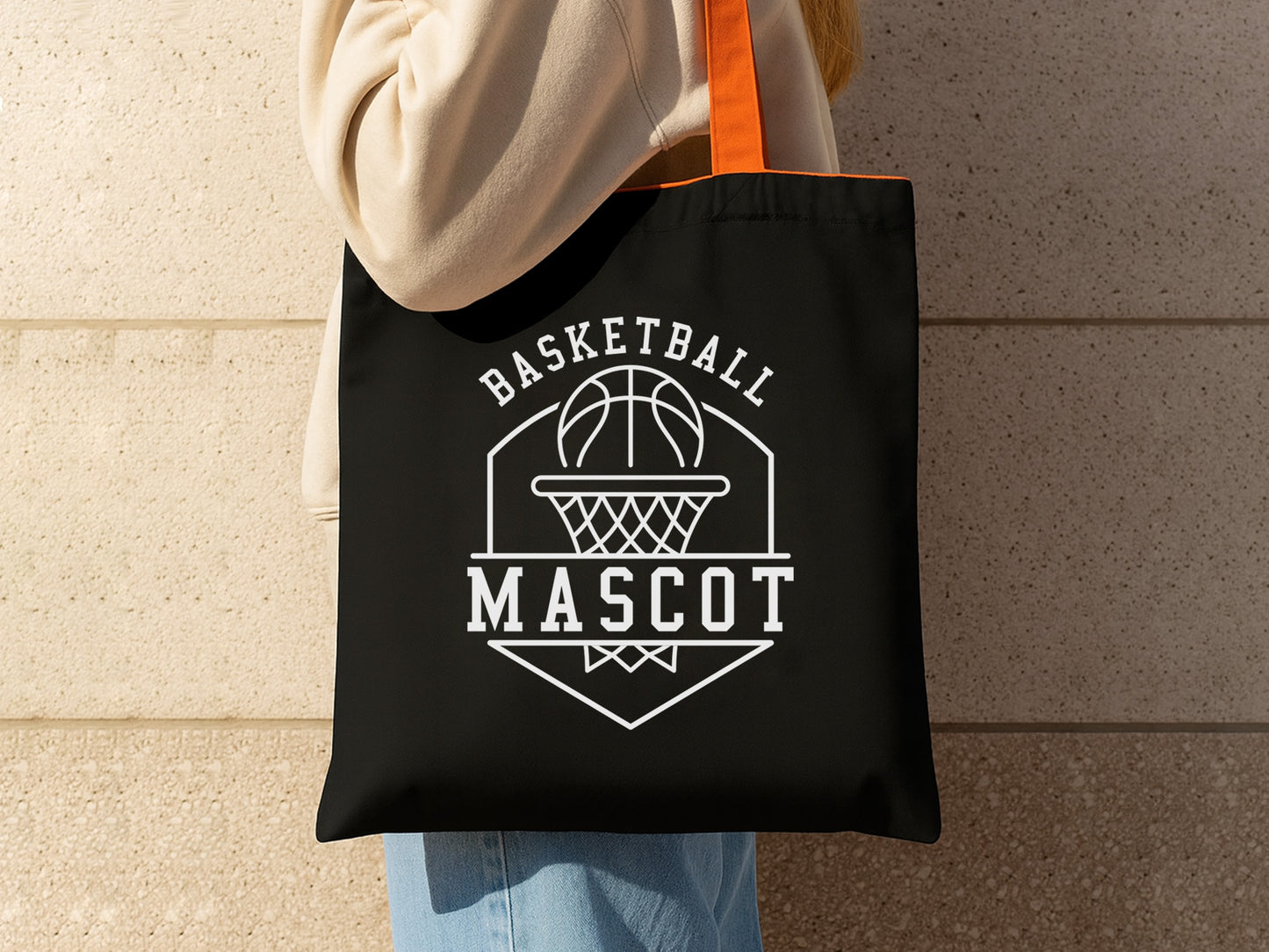 Basketball Mascot SVG Vector