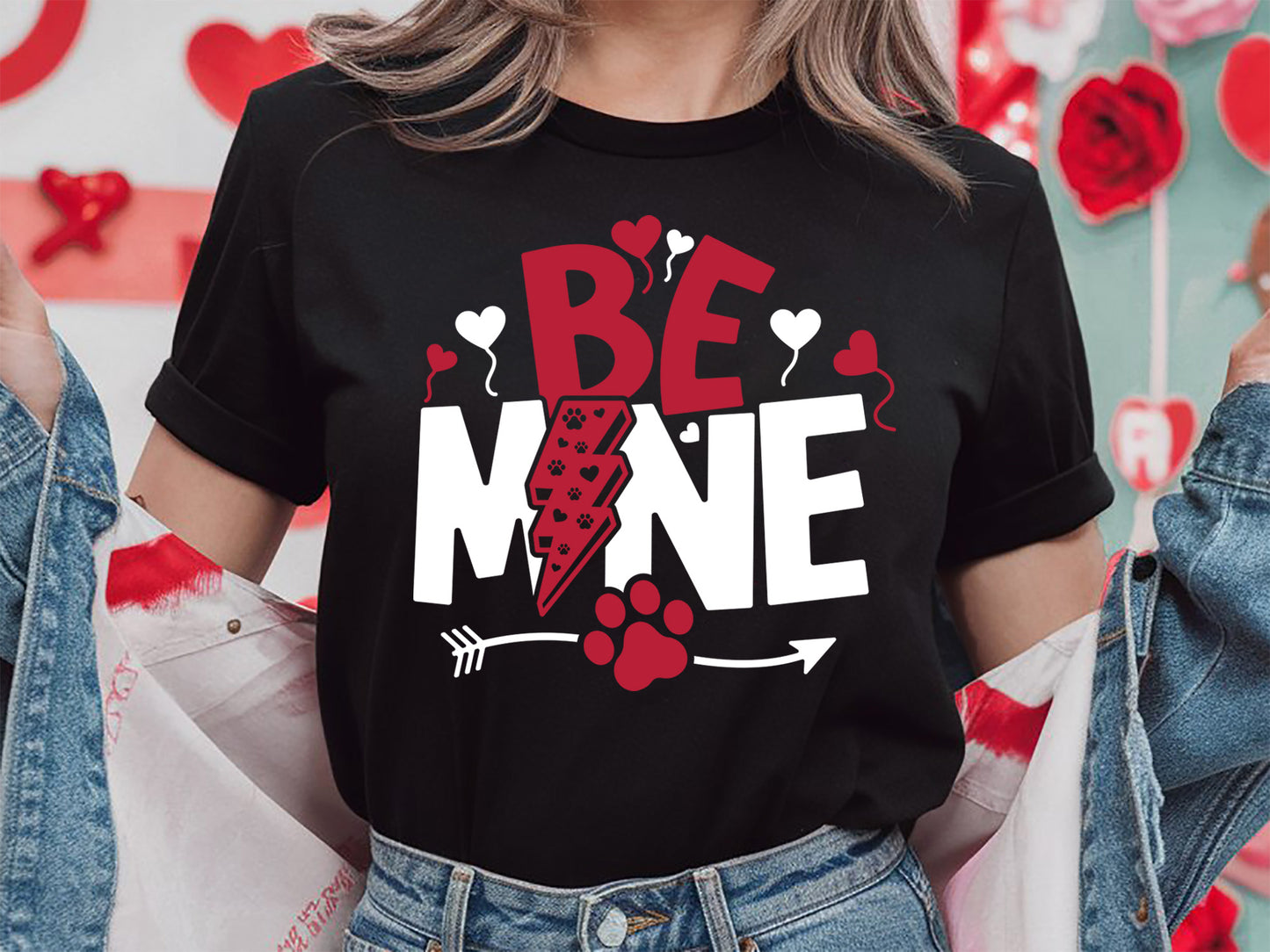 Be Mine - Valentine Cat SVG Cut File