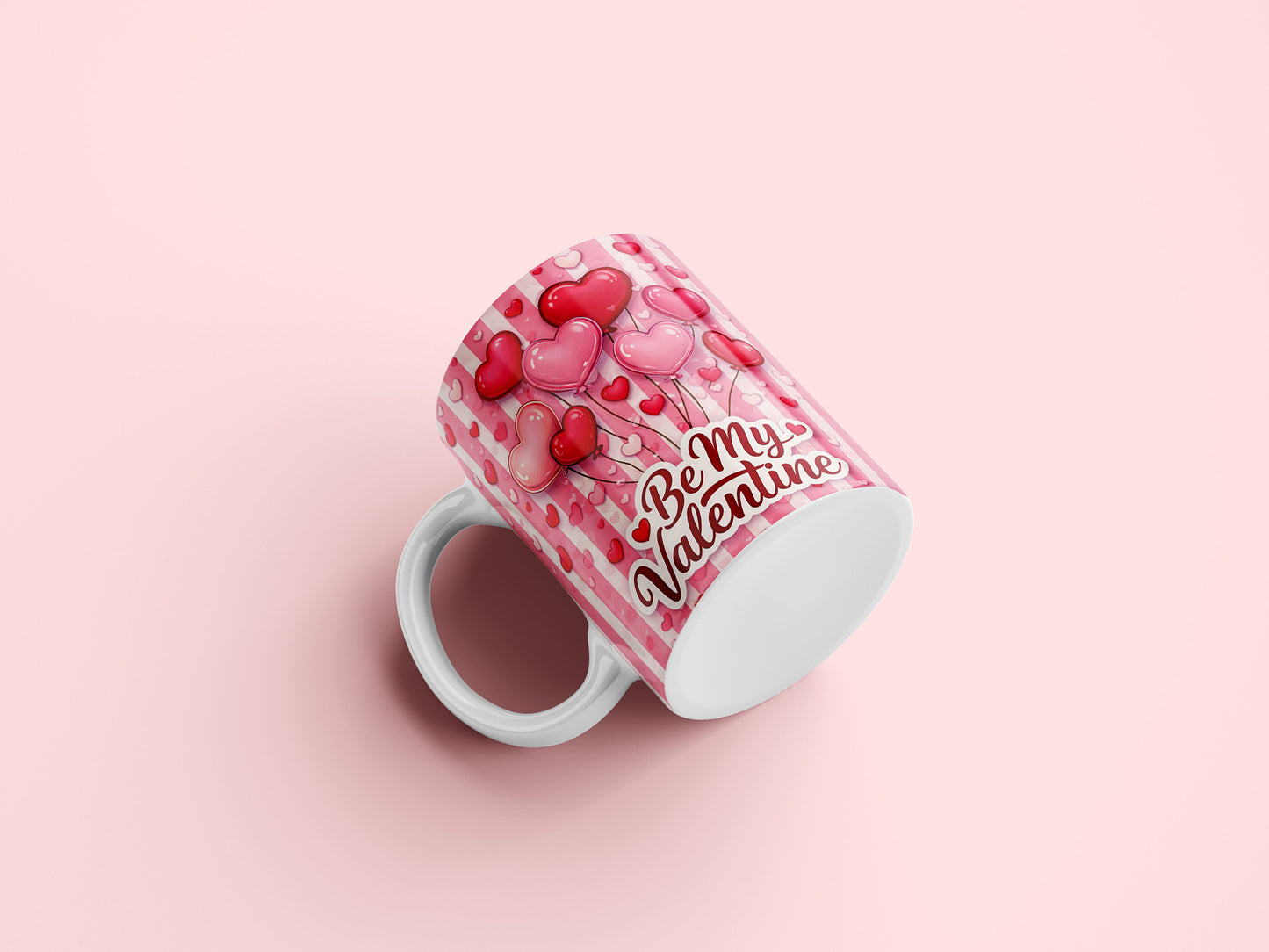 Be My Valentine Mug Wrap PNG Sublimation