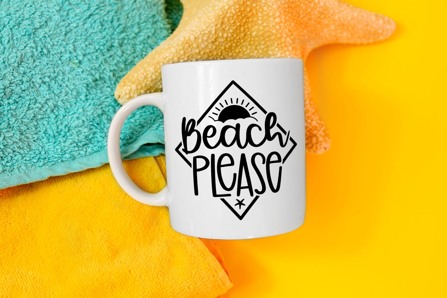 Beach Please SVG for Cricut and Silhouette