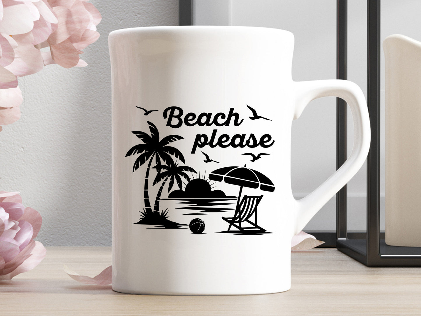 Beach Please, Cute Summer SVG Vector