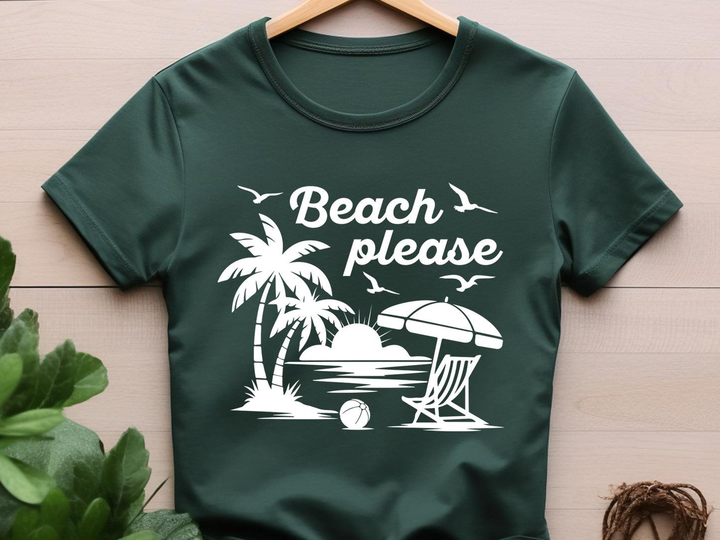 Beach Please, Cute Summer SVG Vector