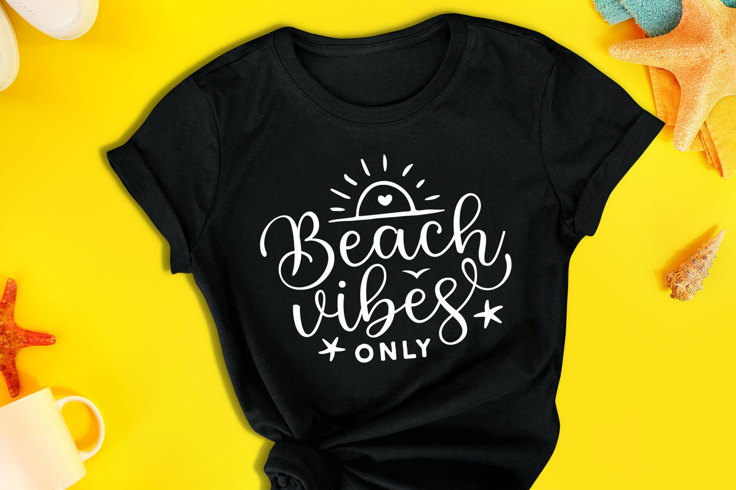 Beach Vibes Only SVG Cut File