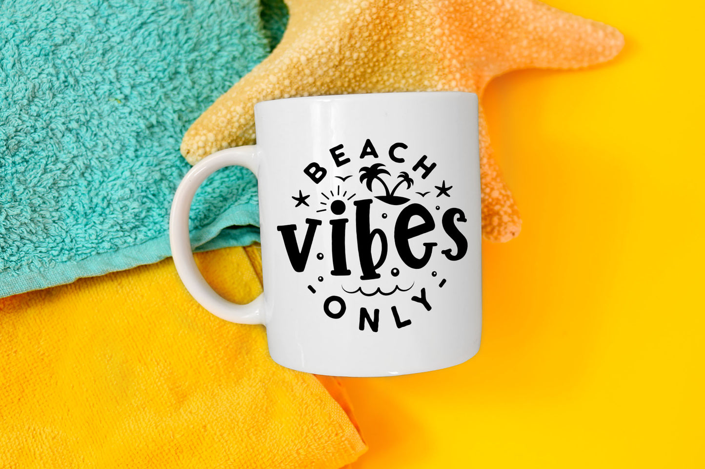 Beach Vibes Only SVG, DXF, EPS, PNG