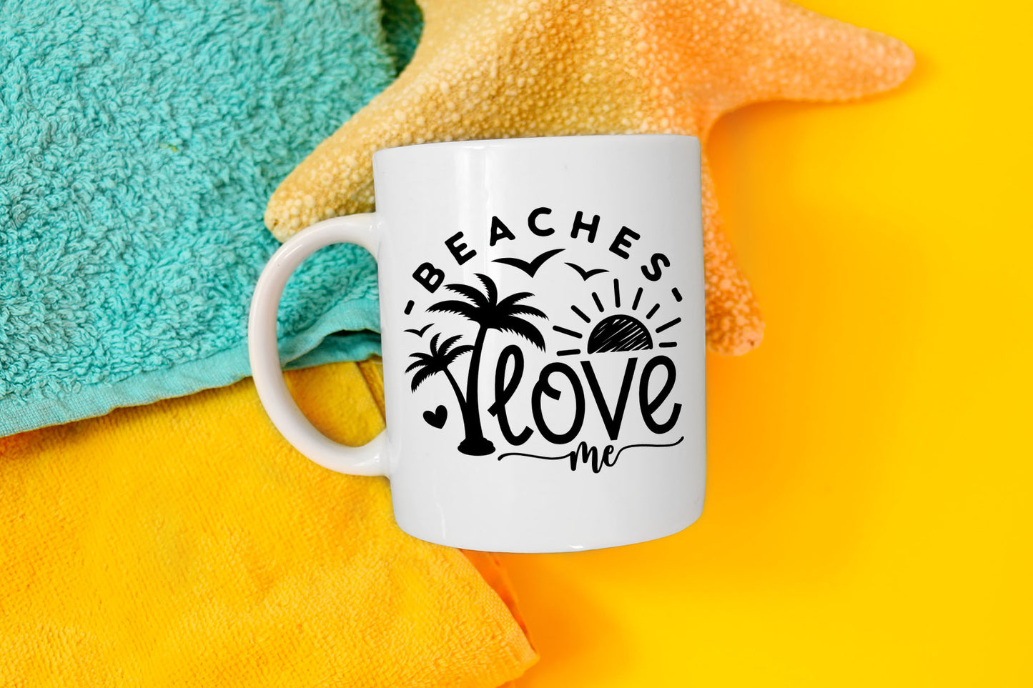 Beaches Love Me SVG Vector