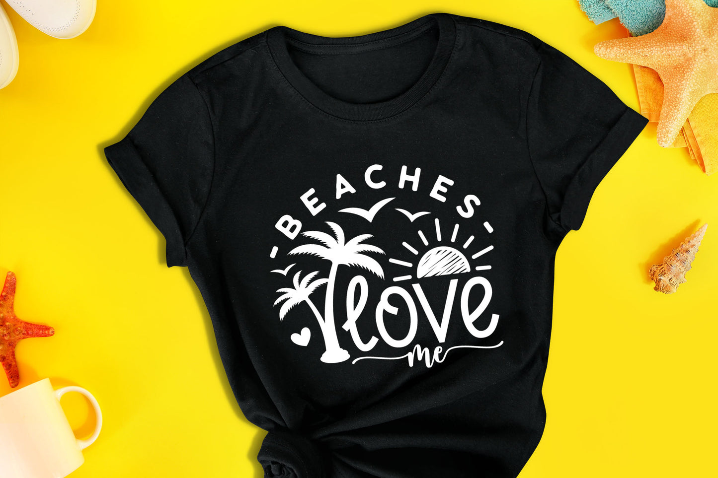 Beaches Love Me SVG Vector