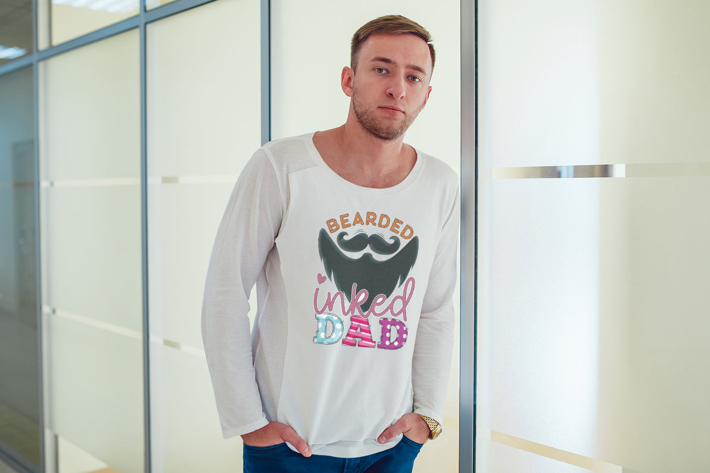 Bearded Ink Dad, Fathers Day Sublimation