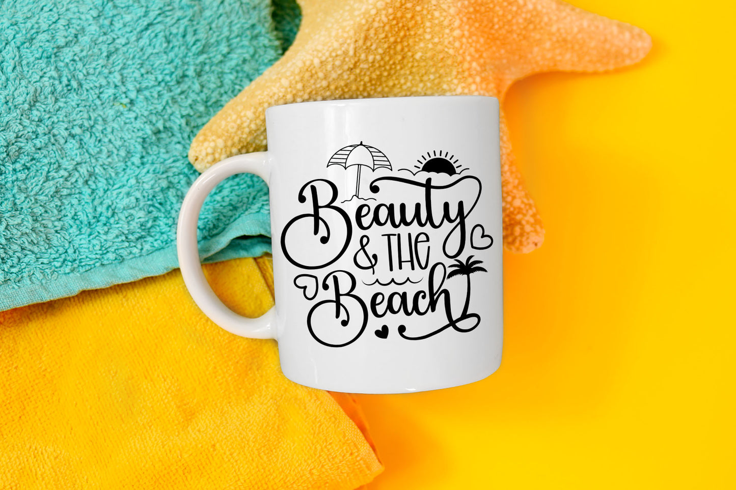 Beauty And The Beach SVG File