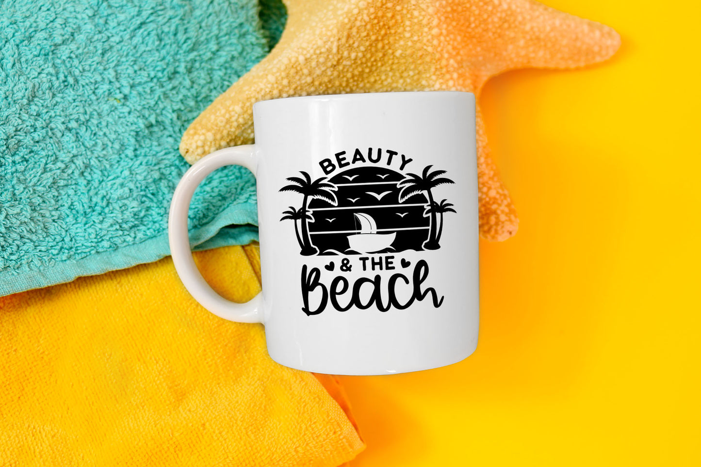 Beauty & the Beach SVG Cut File