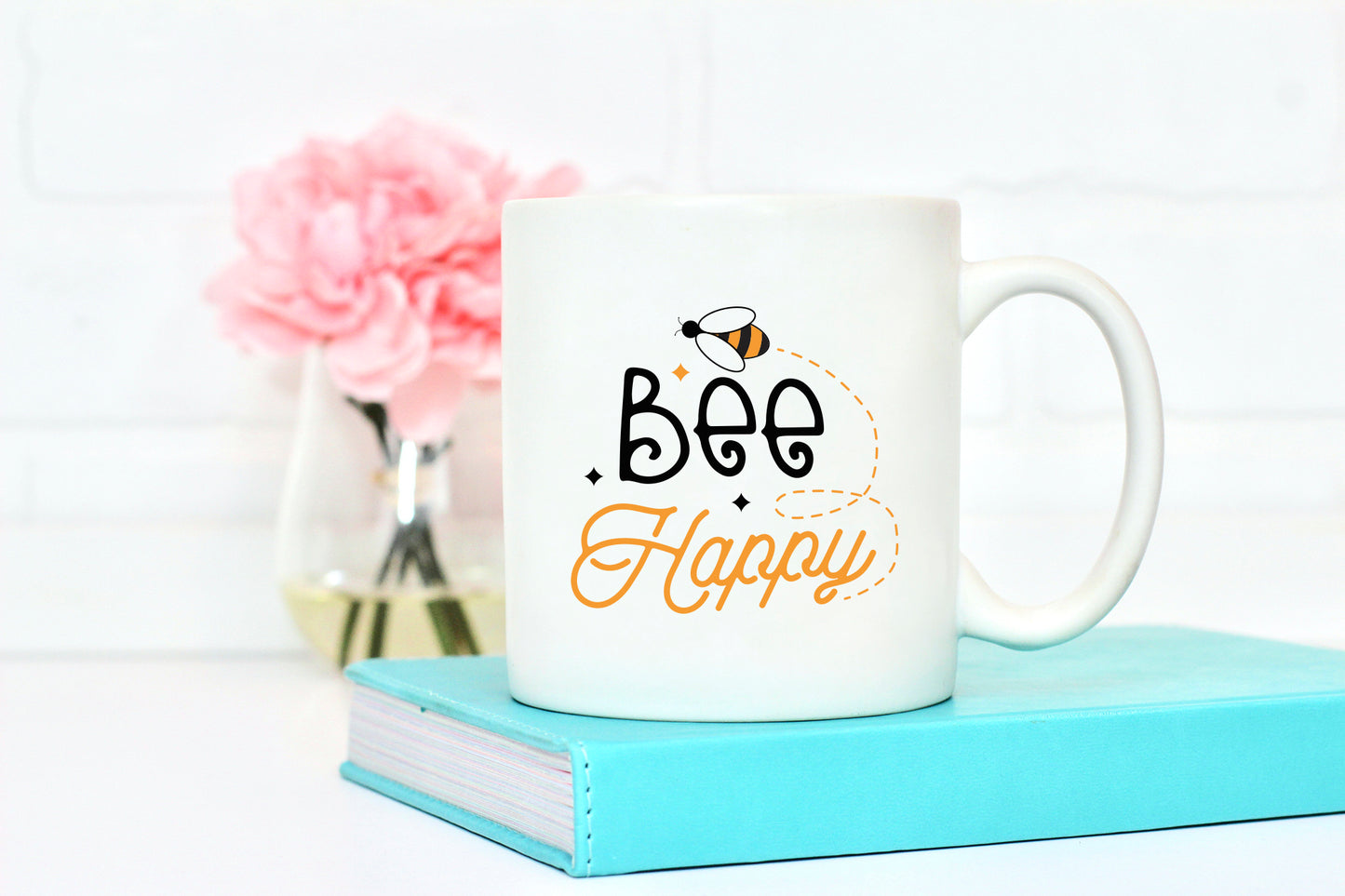 Bee Happy SVG Cut File
