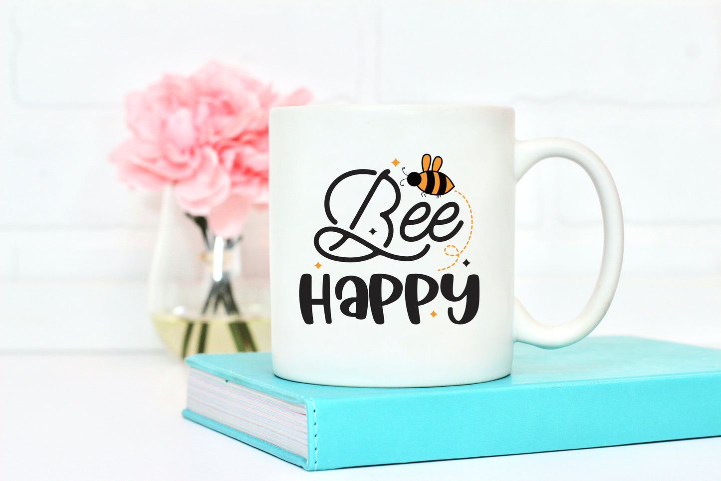 Bee Happy SVG Design