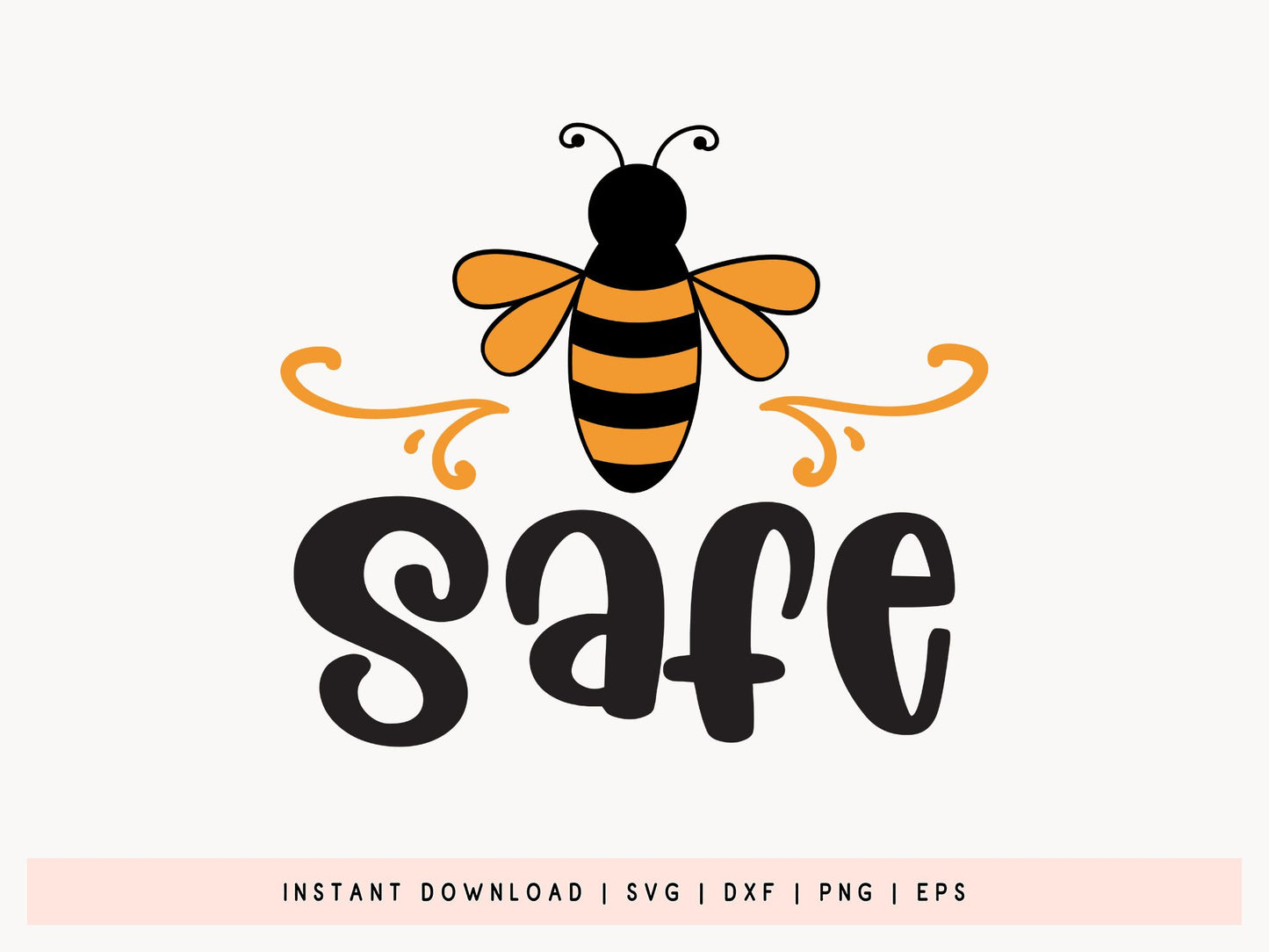 Bee Safe Design SVG