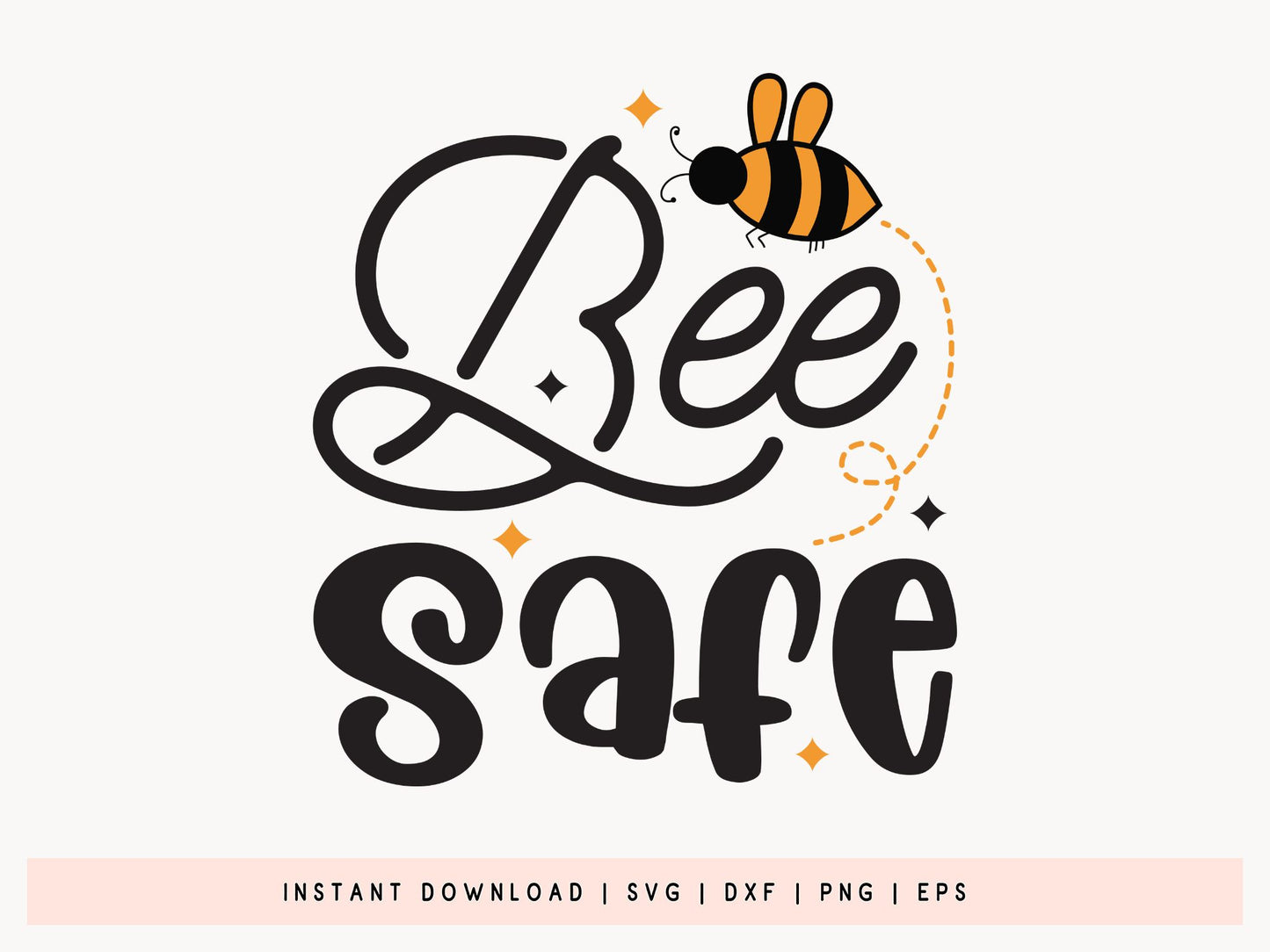 Bee Safe Vector SVG