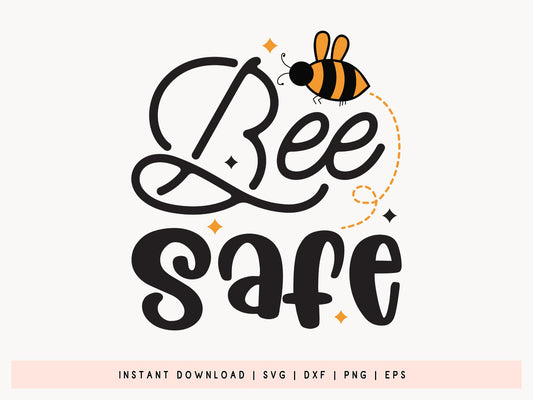 Bee Safe Vector SVG