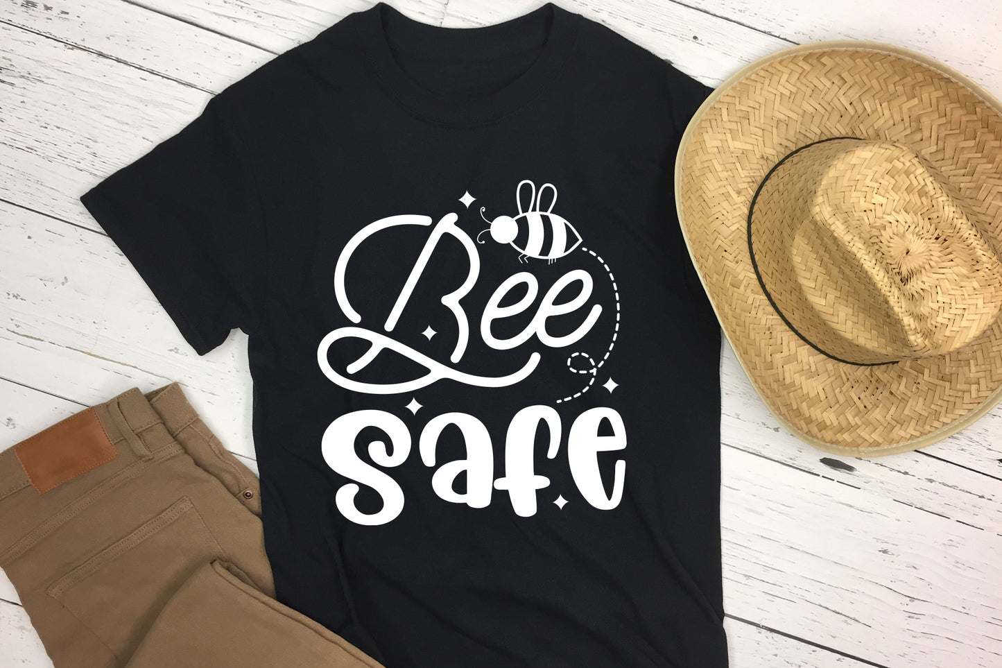 Bee Safe Vector SVG