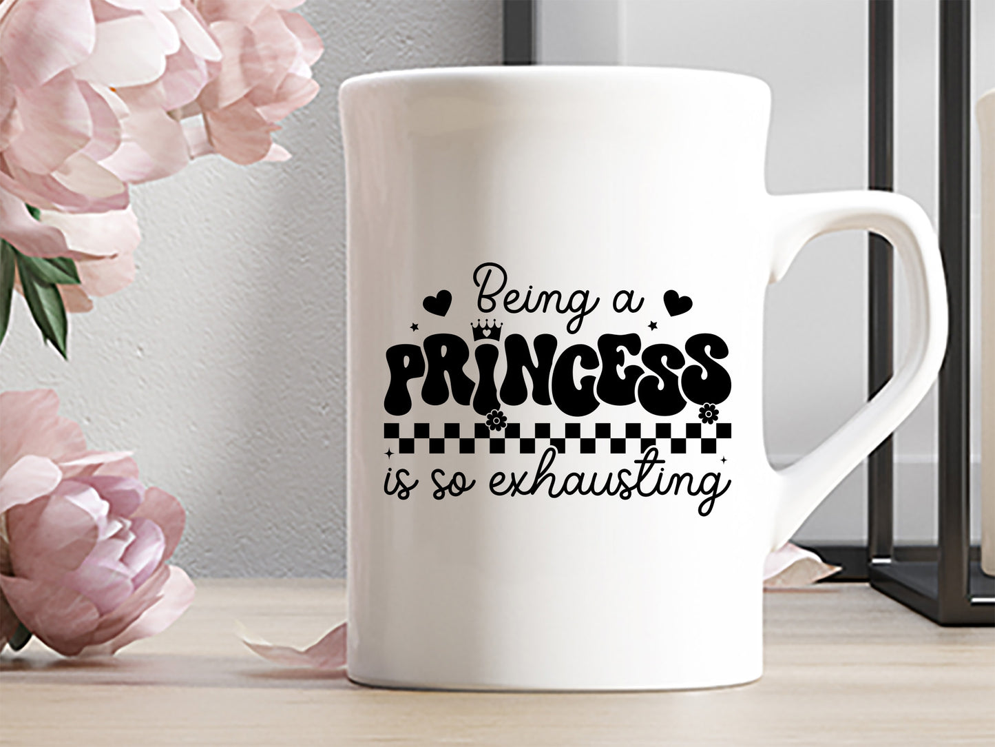 Being Princess is So Exhausting - Black Girl SVG