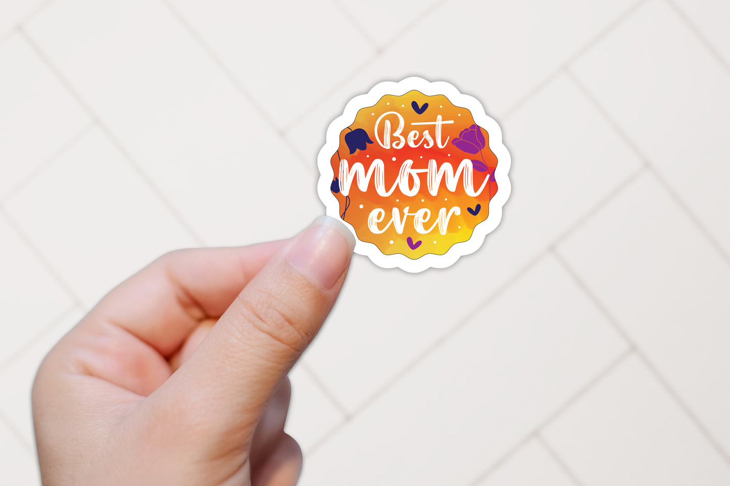 Best Mom Ever, Mother's Day Printable Sticker