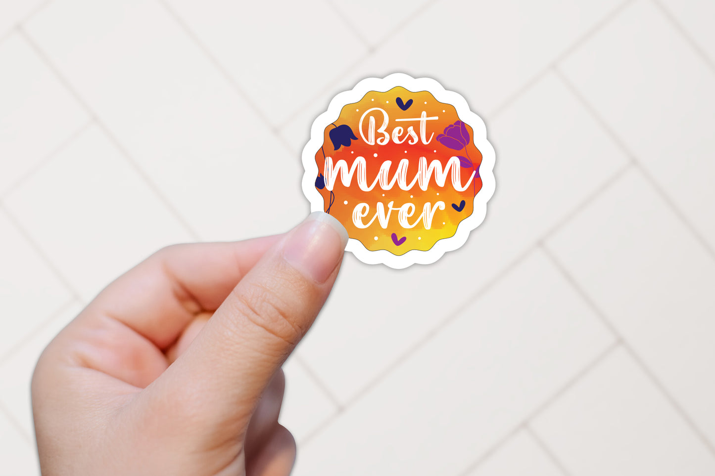 Best Mum Ever, Mother's Day PNG Sticker