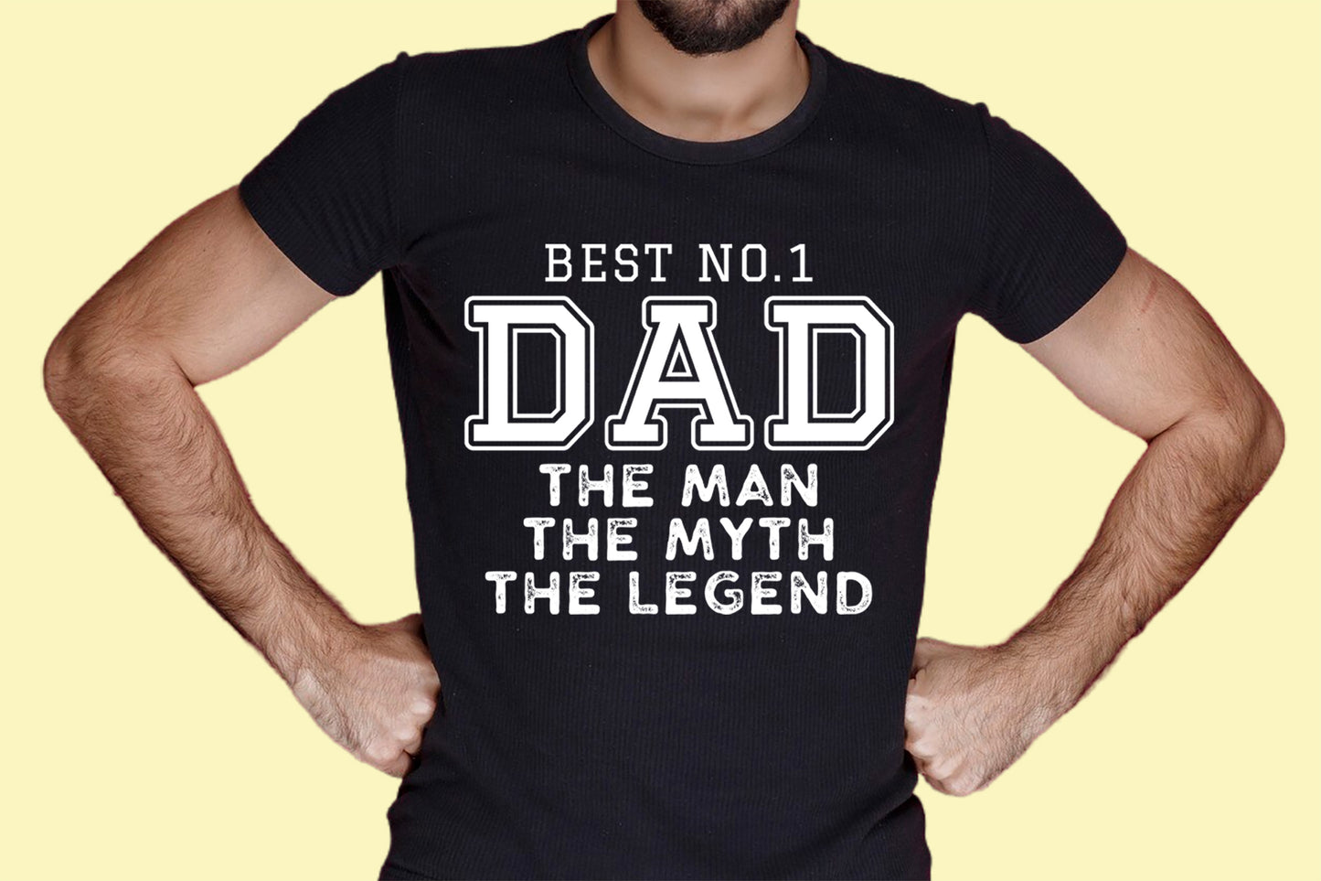 Best No 1 Dad The Man The Myth The Legend SVG