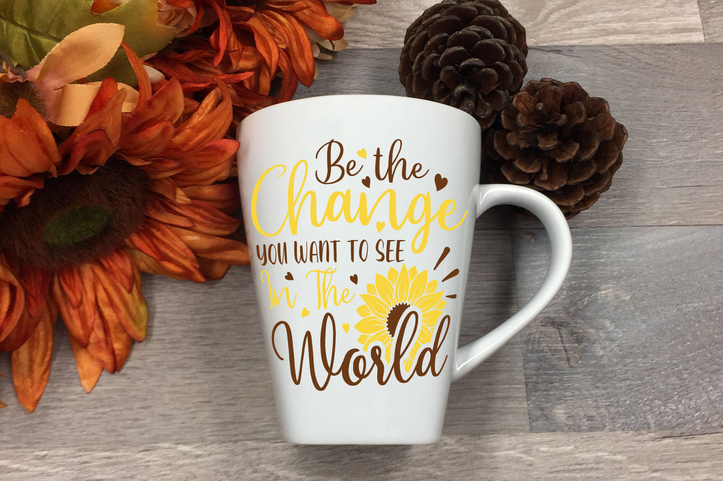 Be the Change You Want to See in the World, Sunflower SVG