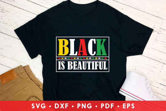 Black is Beautiful, Juneteenth SVG Vector