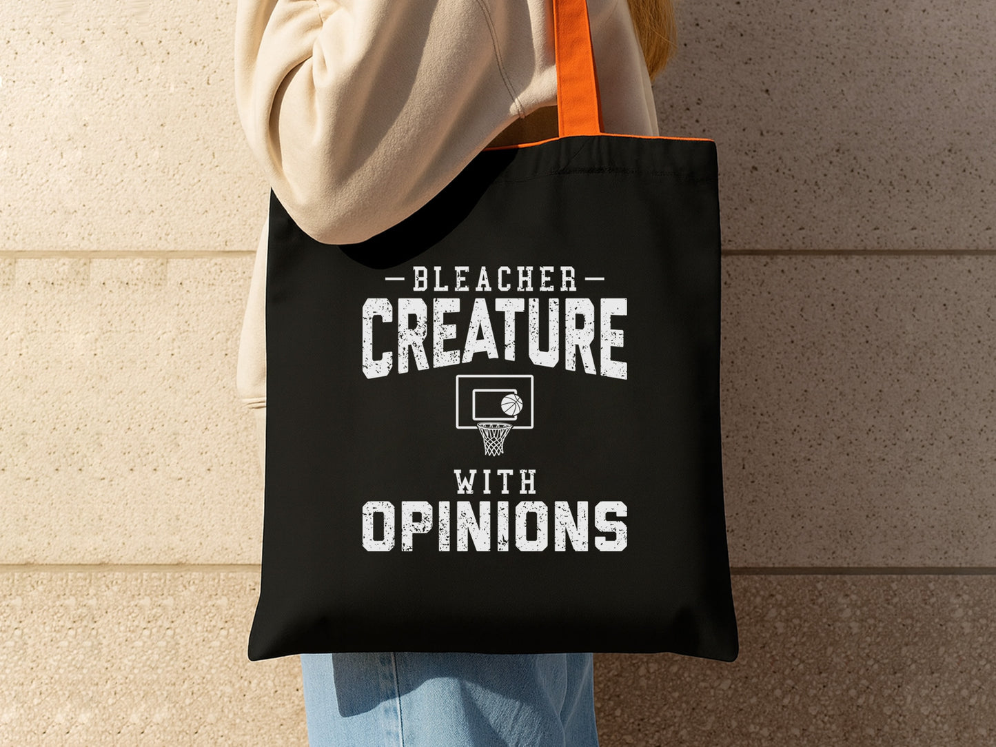 Bleacher Creature with Opinions, Basketball SVG