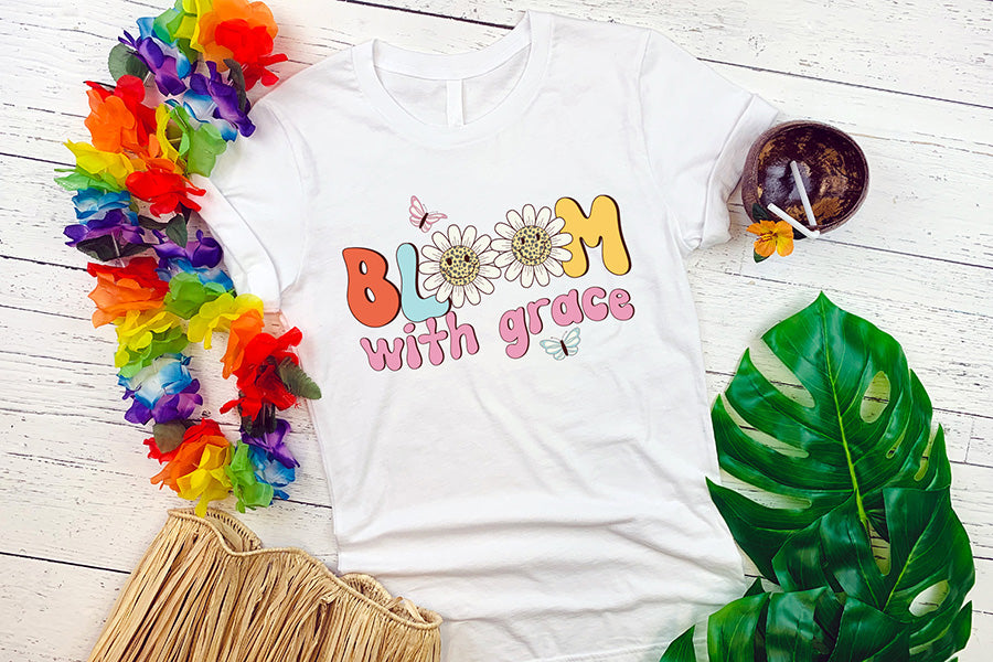 Bloom with Grace - Retro Spring Sublimation