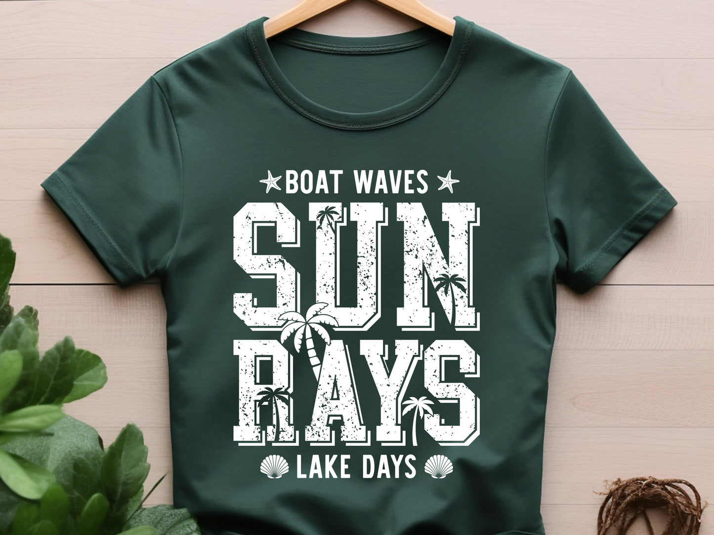 Boat Waves Sun Rays Lake Days, Summer SVG