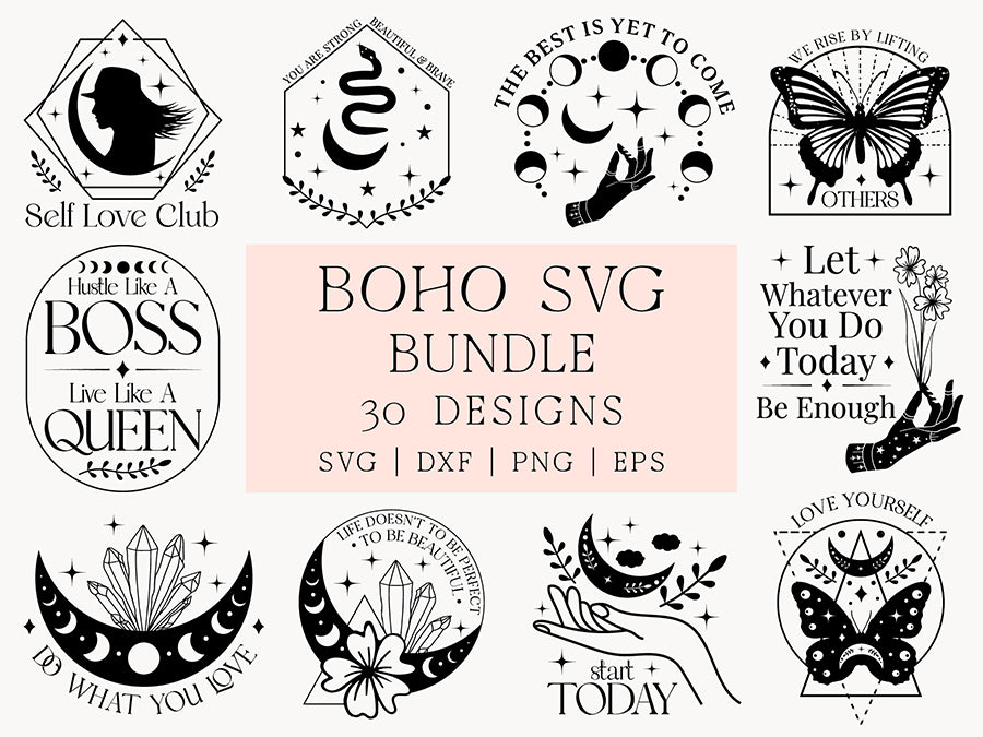 Boho SVG Bundle