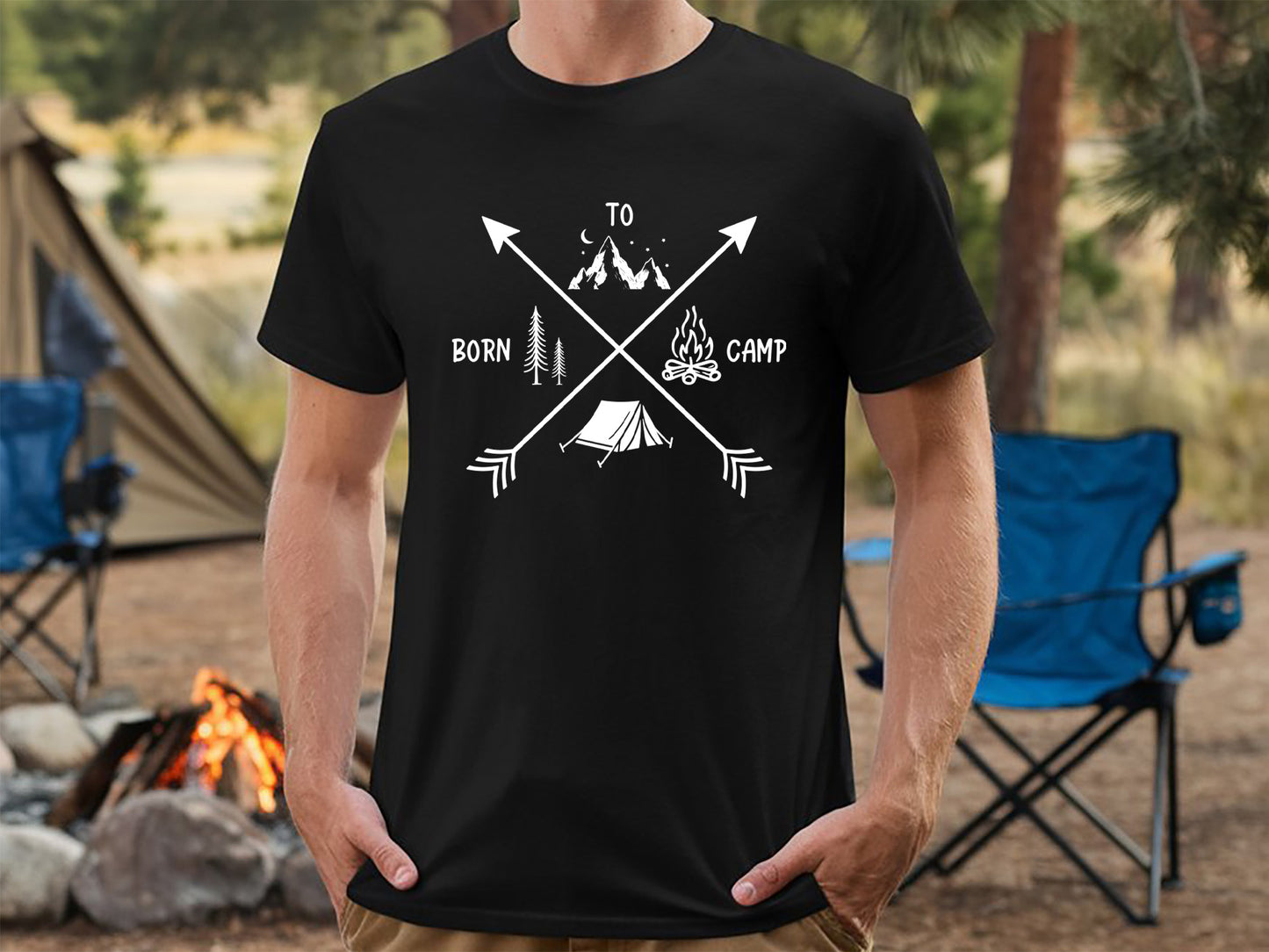 Born to Camp, Camping SVG Cut File
