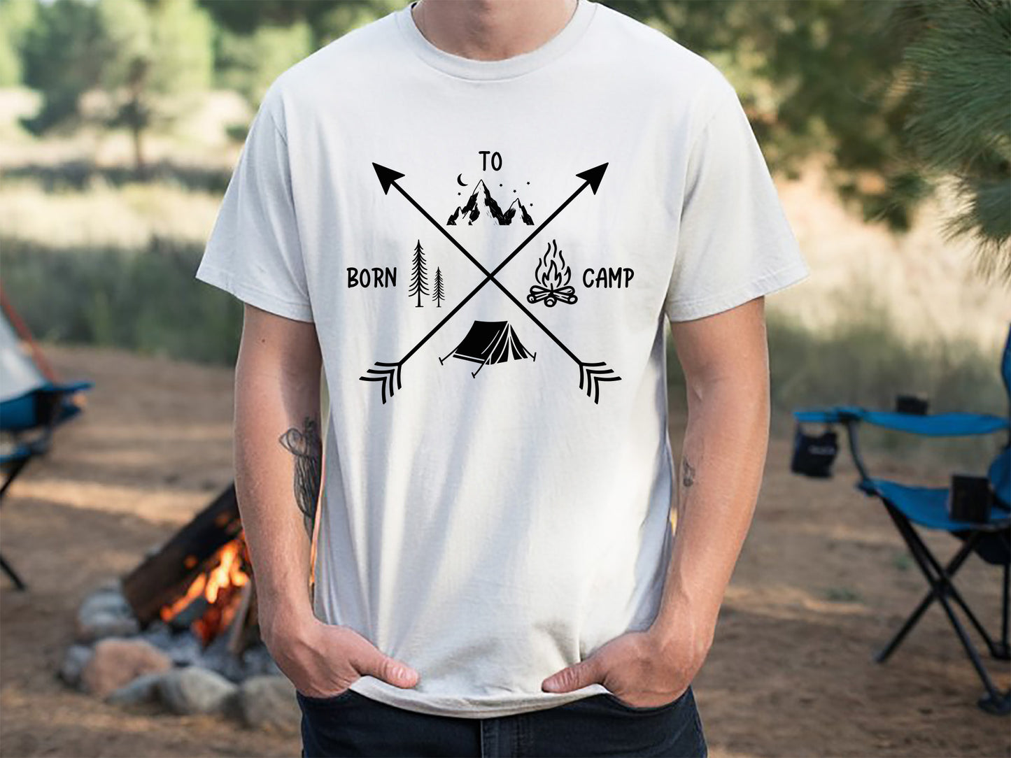Born to Camp, Camping SVG Cut File
