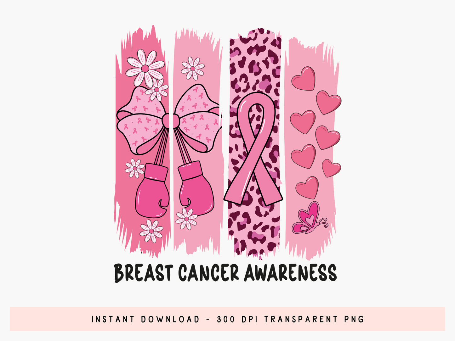 Breast Cancer Awareness Preppy Sublimation