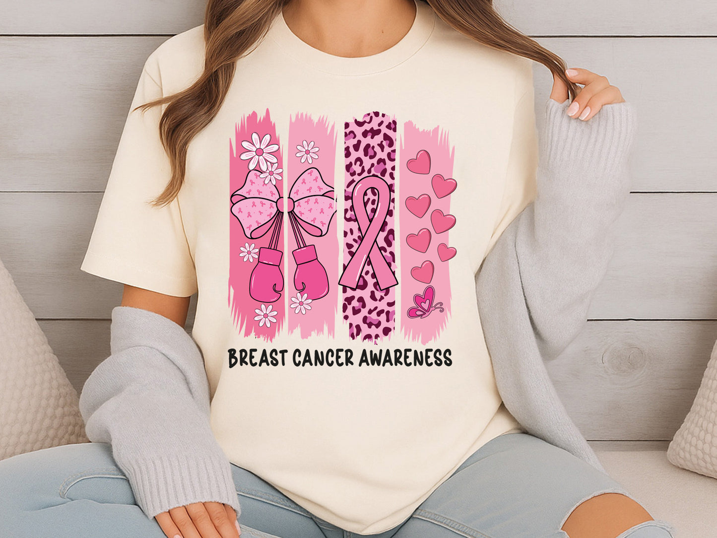 Breast Cancer Awareness Preppy Sublimation