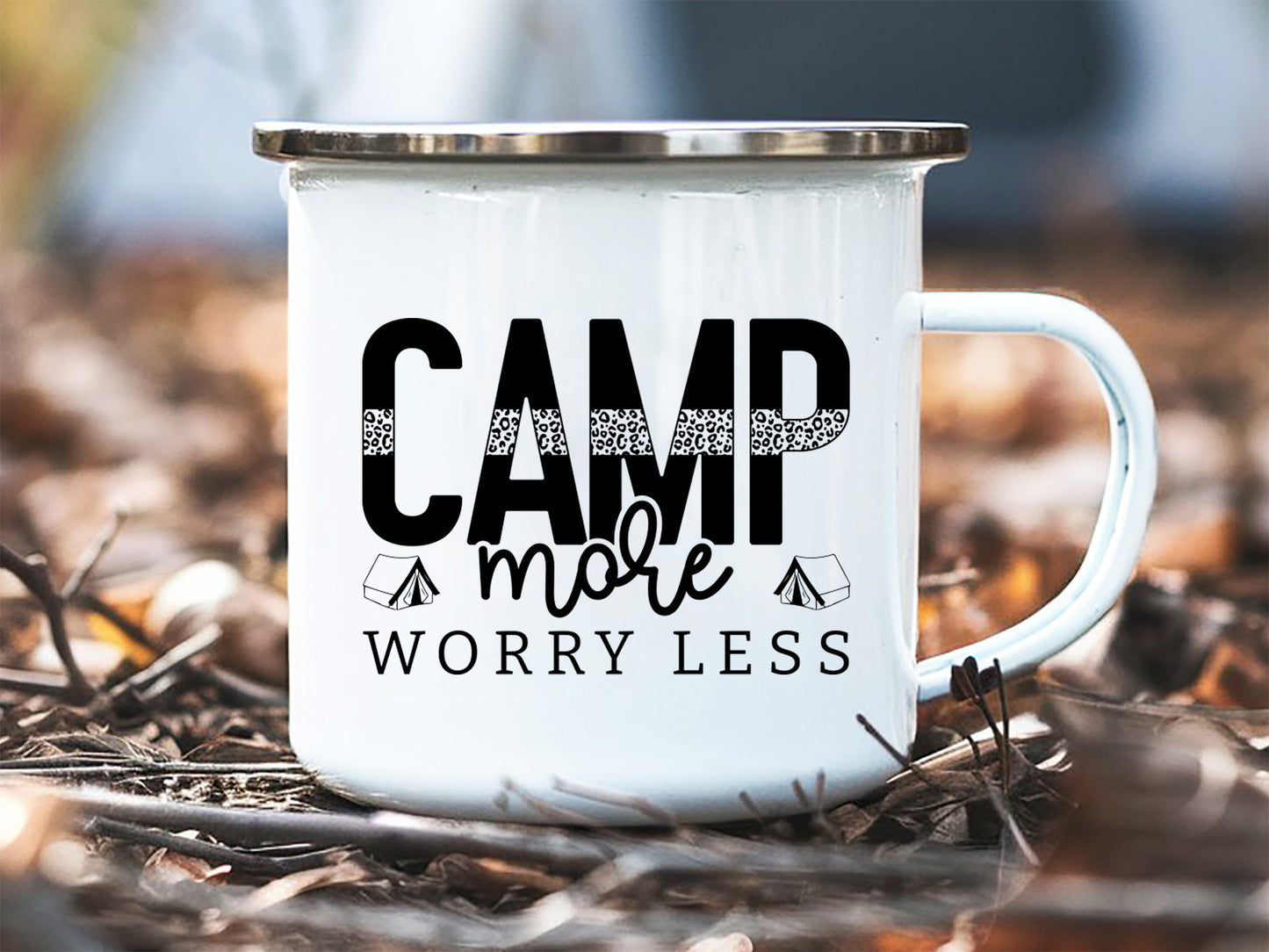 Camp More Worry Less, Funny Camping SVG