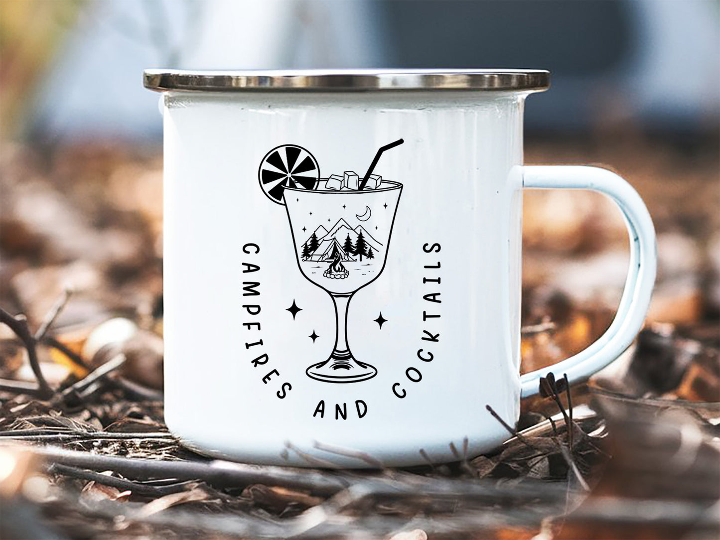 Campfires And Cocktails, Camping Life SVG