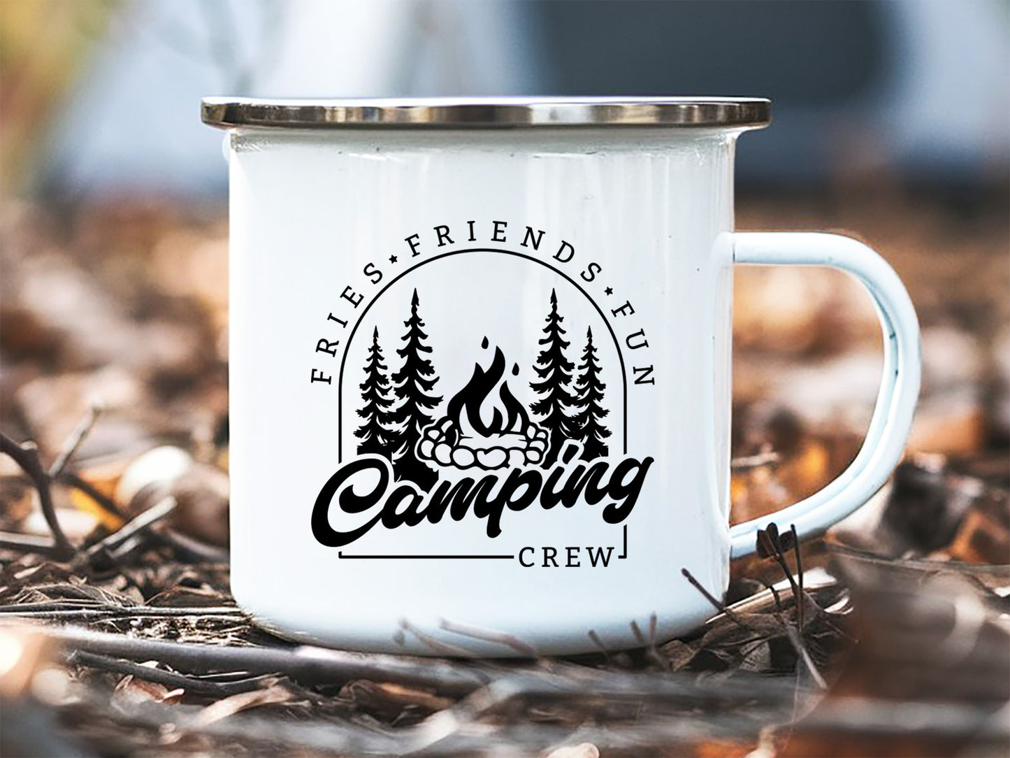 Camping Crew Fires Friends Fun SVG File
