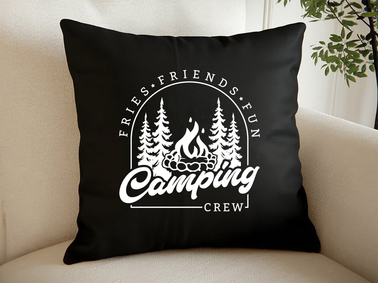 Camping Crew Fires Friends Fun SVG File