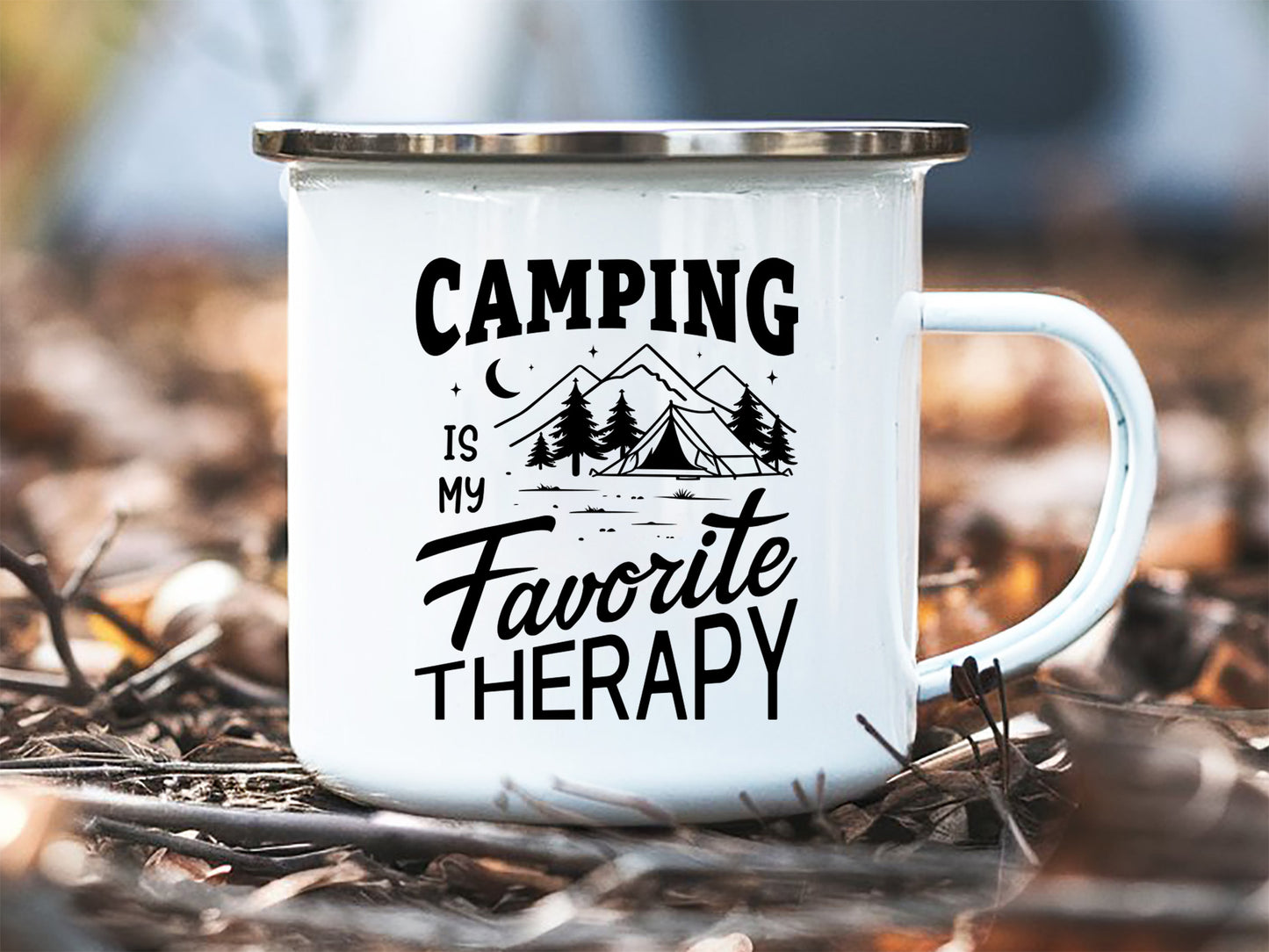 Camping Is My Favorite Therapy SVG File