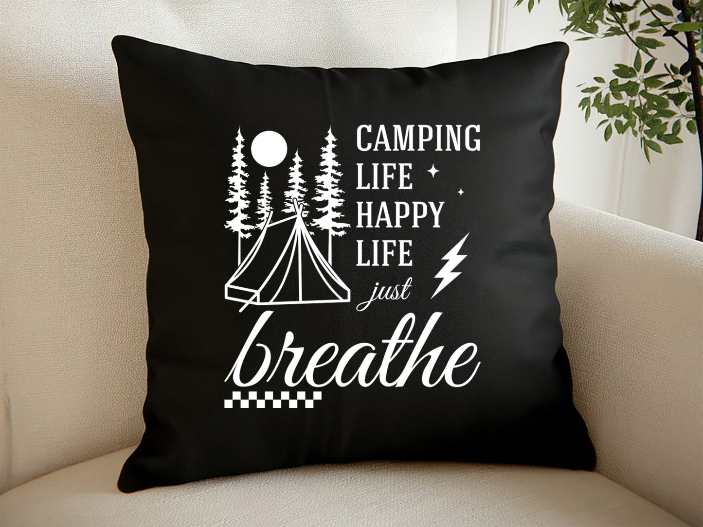 Camping Life Happy Life Just Breathe SVG