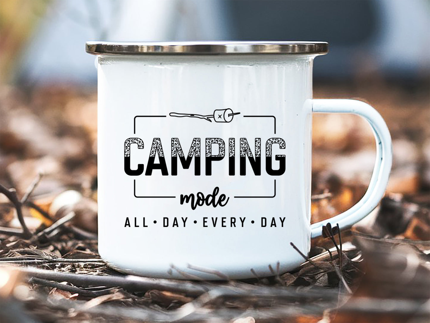 Camping Mode All Day Every Day SVG Design