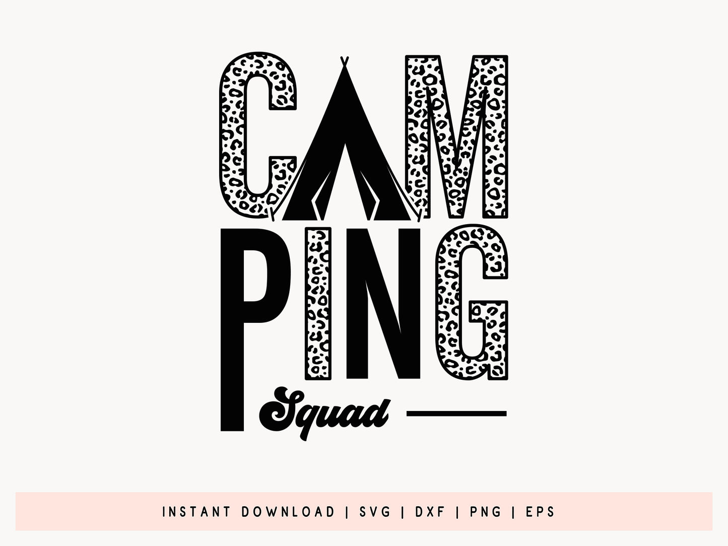 Camping Squad, Outdoor Life SVG Design
