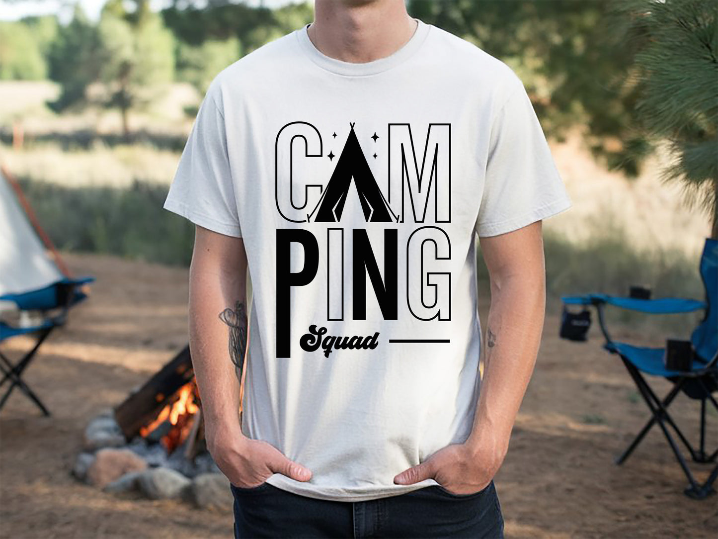 Camping Squad, Outdoor SVG Cut File