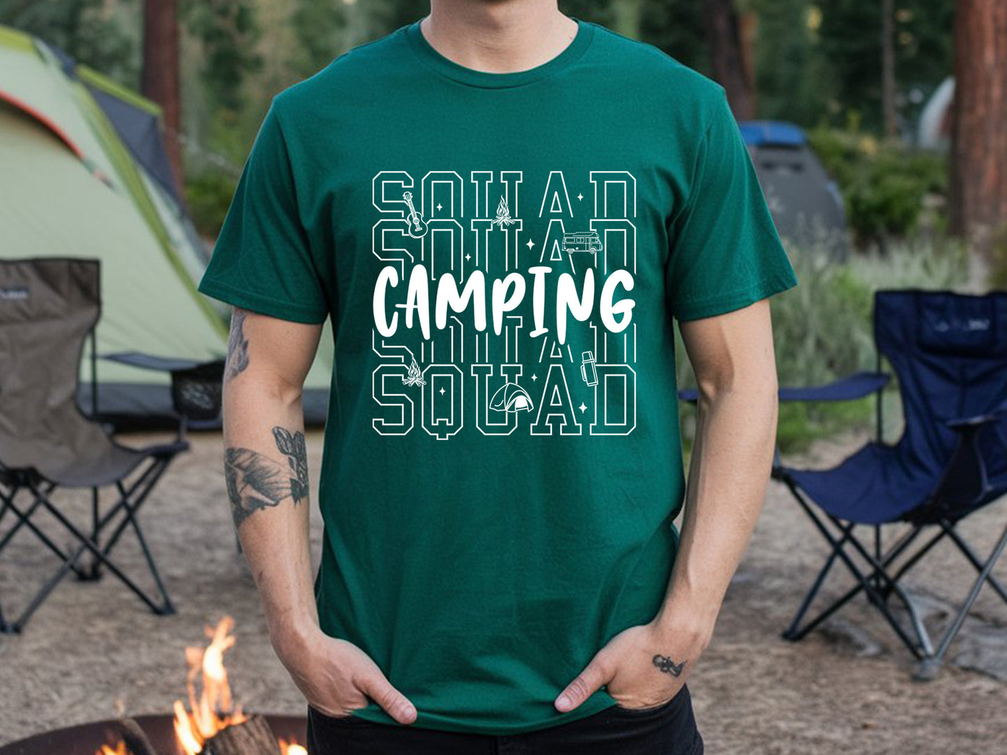 Camping Squad, Outdoor SVG Vector