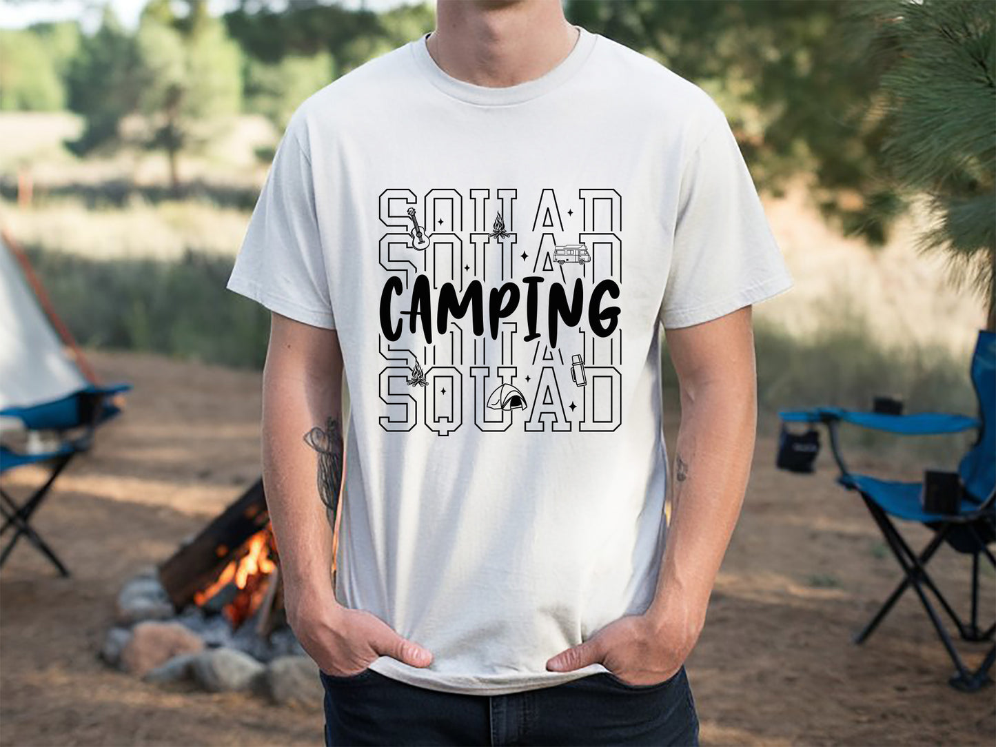 Camping Squad, Outdoor SVG Vector