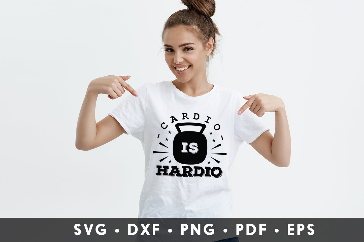 Cardio is Hardio, Workout SVG Design