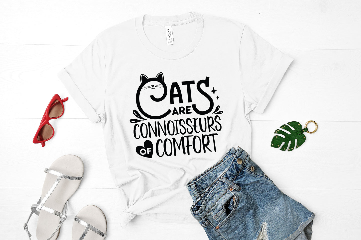 Cats Are Connoisseurs Of Comfort SVG Vector